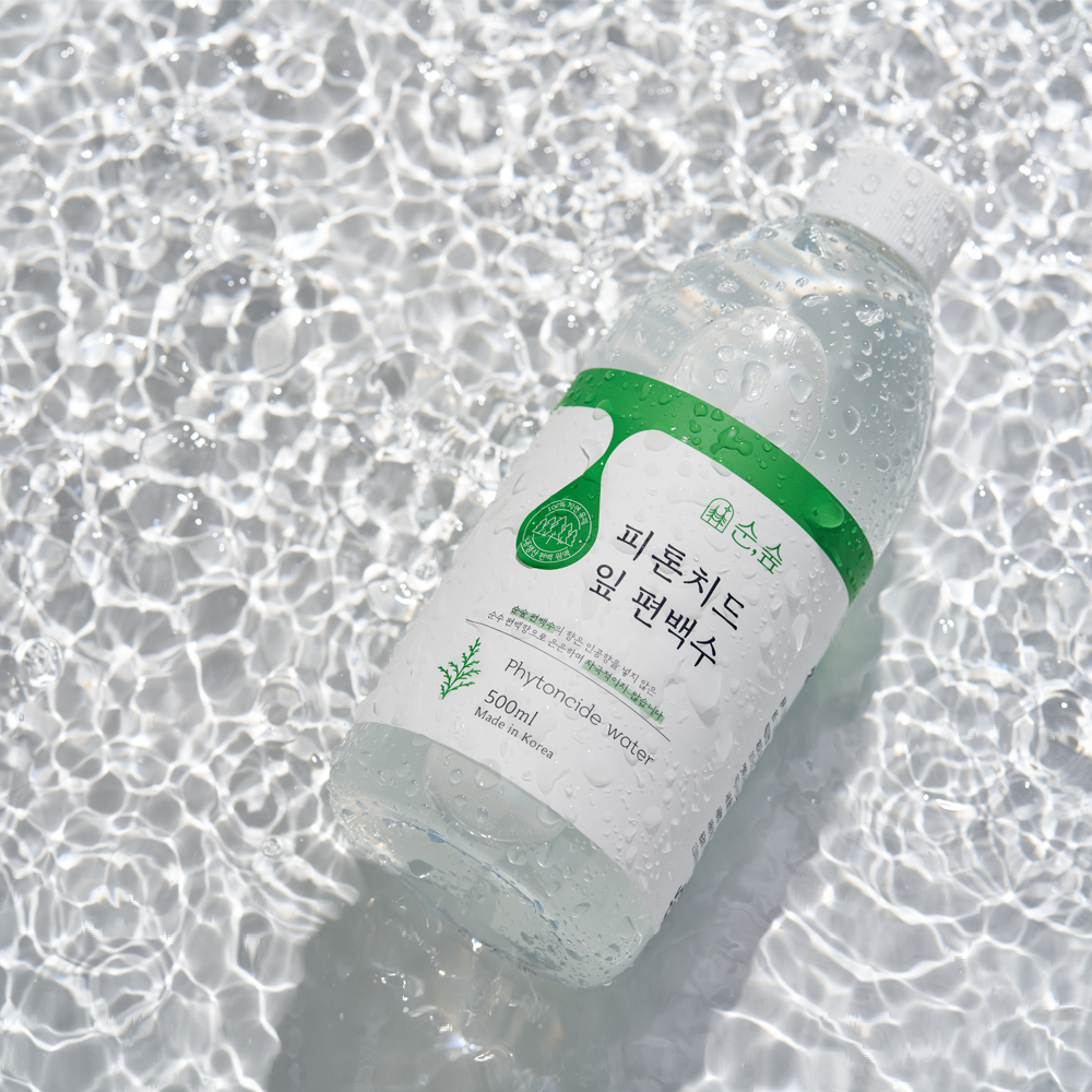 순숲 편백수 탈취제 피톤치드 스프레이 원액 500ml : 순숲