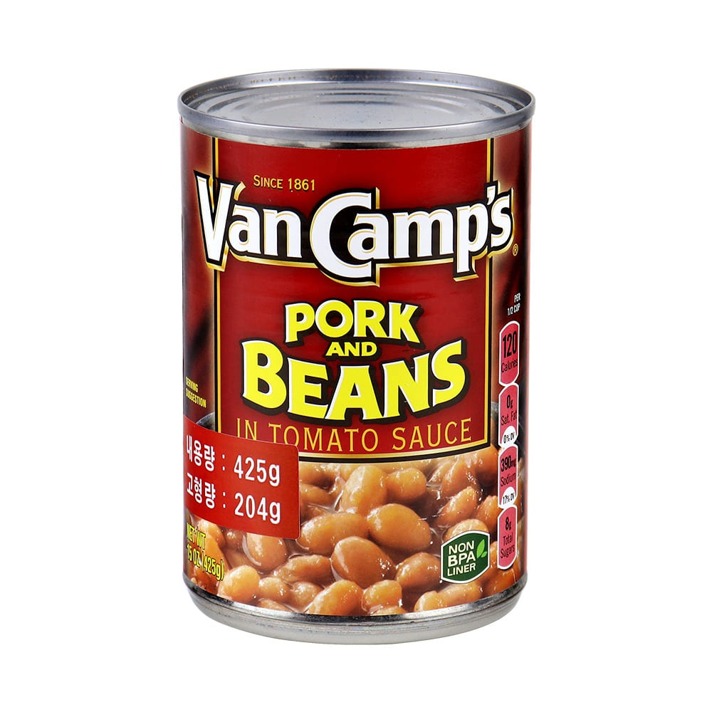 밴캠프스 포크앤빈스 부대찌개 콩통조림 425g : 남대문수정이네