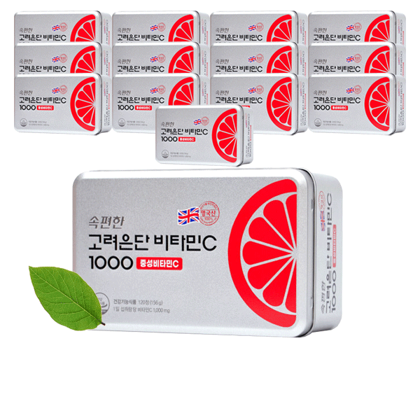 속편한 고려은단 비타민C1000 1300mg 120정 14개 항산화작용 소화 뼈건강 피부 : 프롬포유