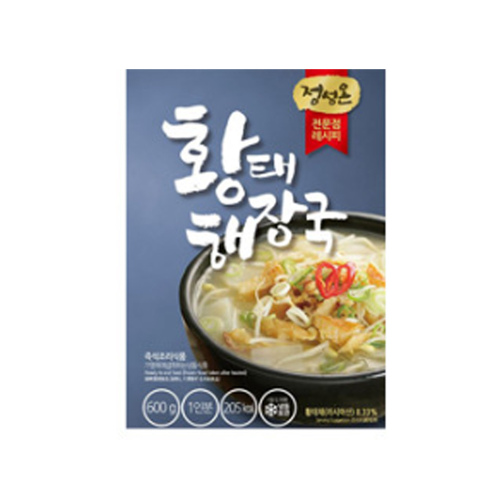 초원식품 정성온 즉석 국 황태해장국 600g : 비니베베: