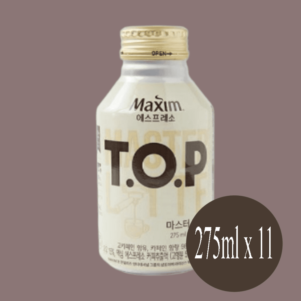 맥심 에스프레소 TOP 마스터 라떼 275ml x 11 : 와이비케이