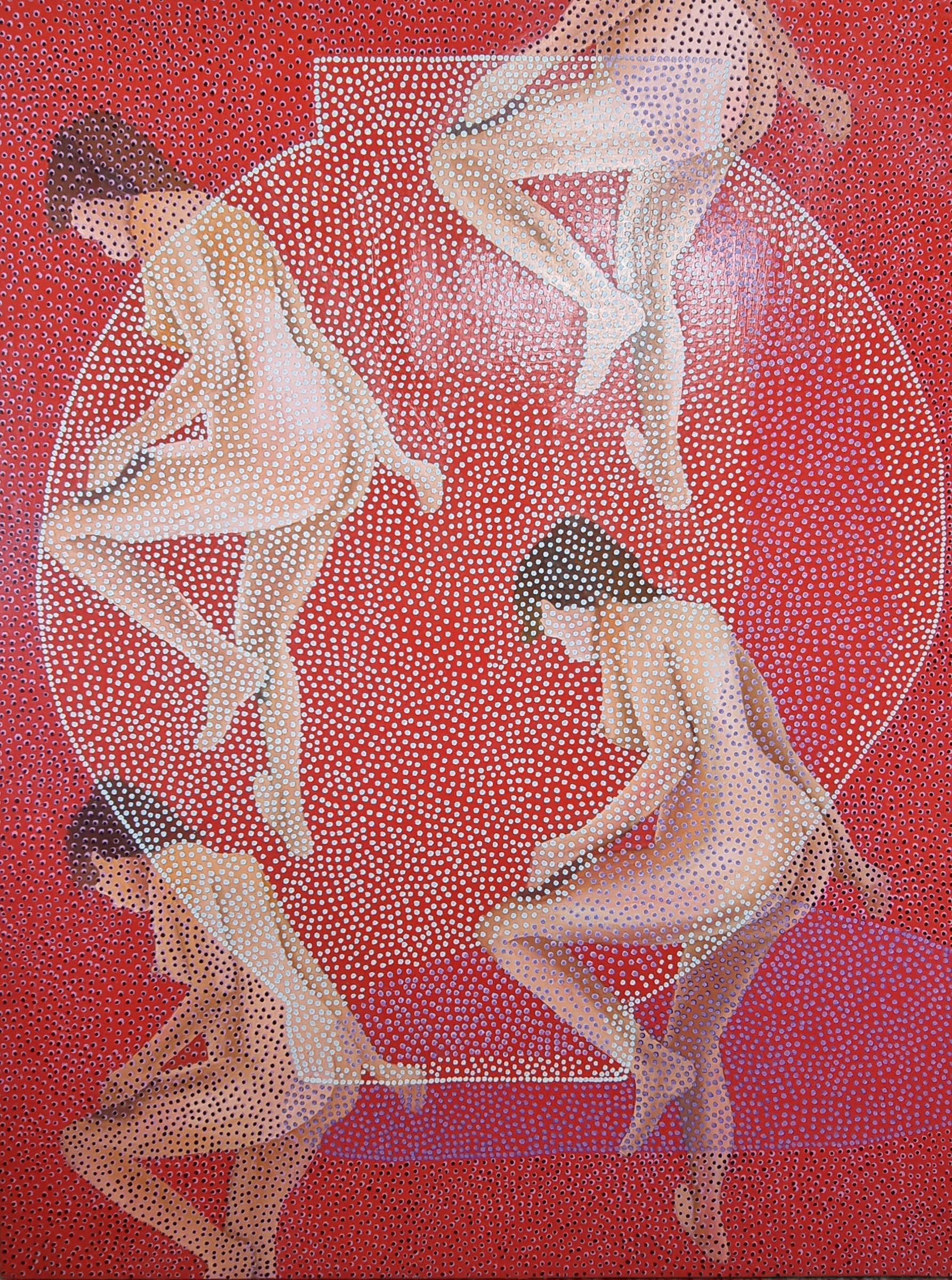 미술품 유화 그녀 외출 준비 중 50호 oil on canvas 2019 : YS갤러리