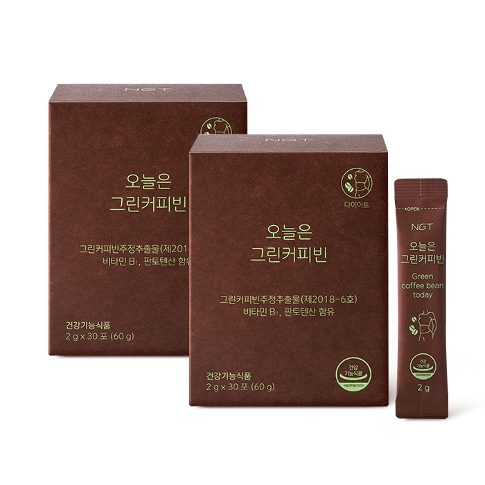 네츄럴굿띵스 오늘은 그린커피빈 30포 2박스 : 네츄럴굿띵스