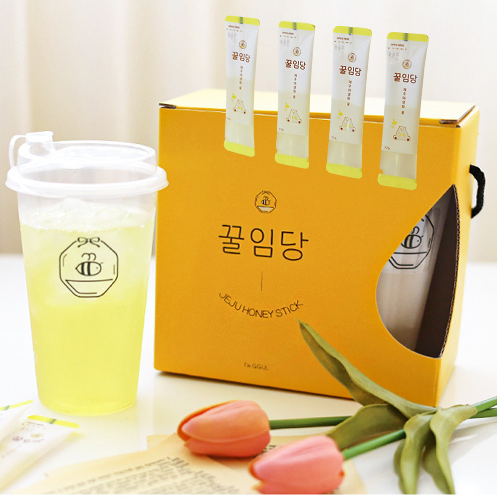 벌꿀스틱 스틱꿀 허니스틱 제주 12g x 15포 : 피지컬100
