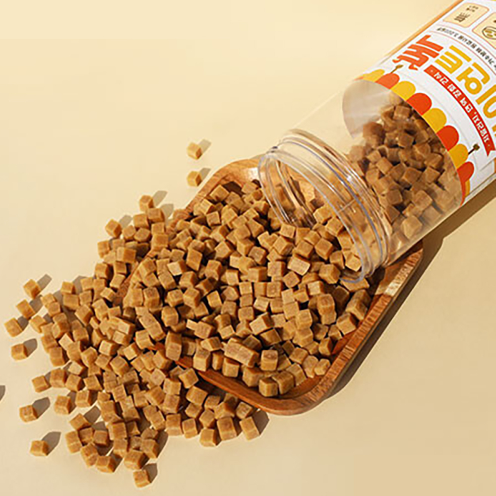 자이언트독 대용량 가수분해 강아지 황태+강황 소프트 큐브 트릿 간식 1.1kg : 도도한펫