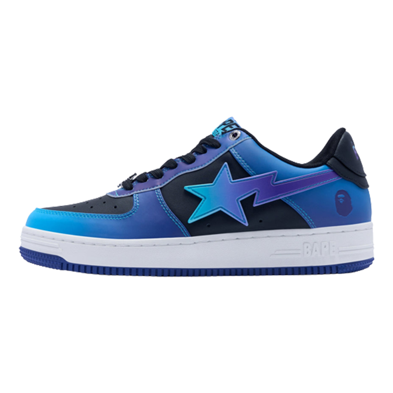 베이프 베이프 스타 #7 그라데이션 블루 1J30-191-016 Bape Bape Sta #7 Blue : NEW스터프