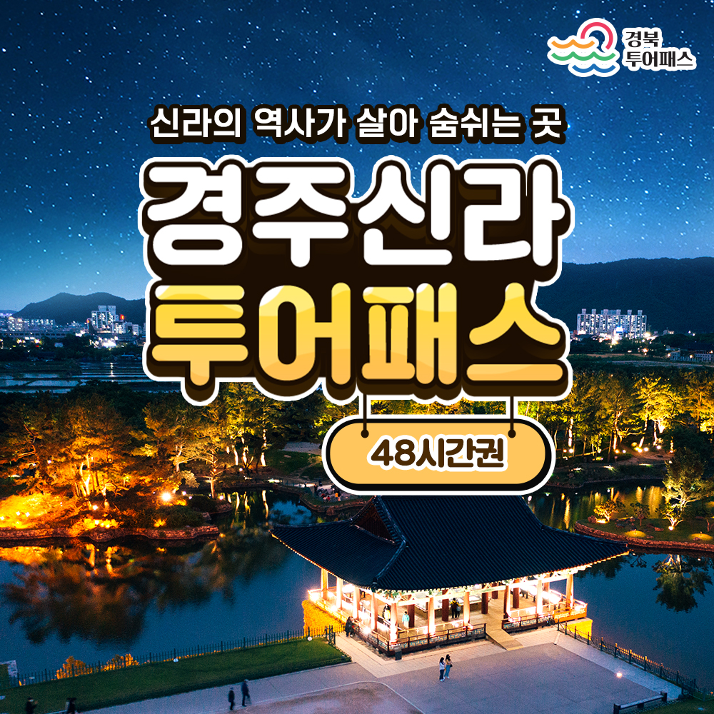 경주신라투어패스 48시간 / 경북 여행 동궁원 가볼만한곳 무열왕릉 엑스포 대공원 루지 : LSCOMPANY