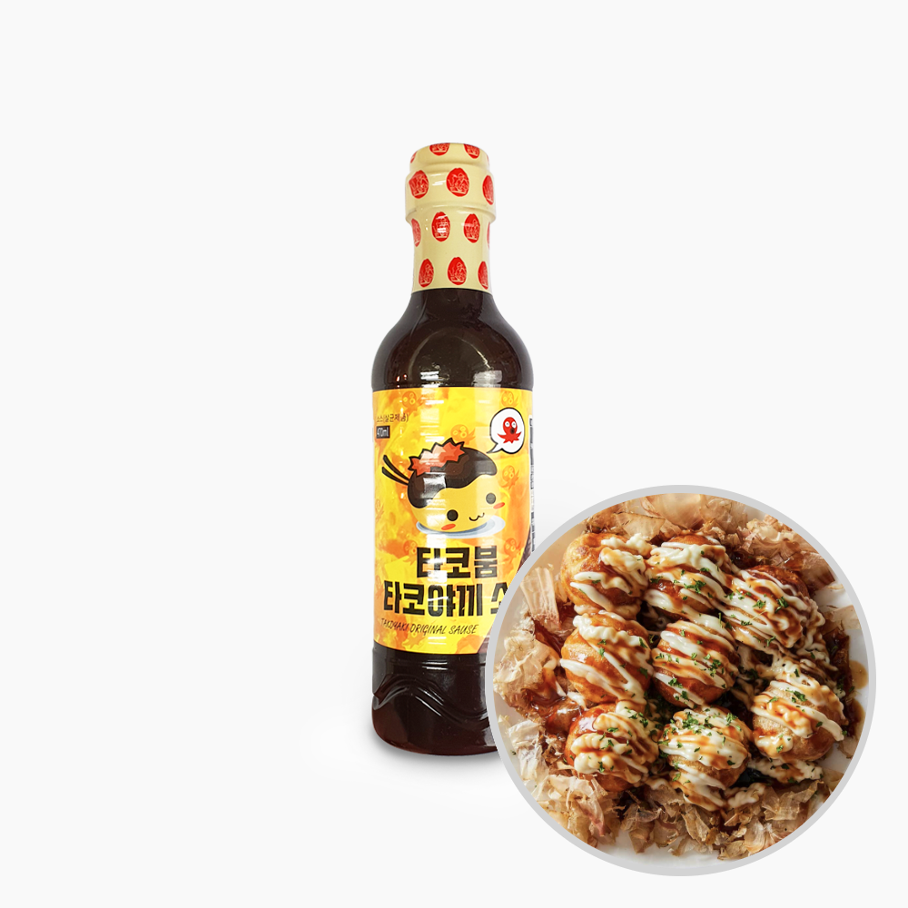 타코붐 타코야끼 오리지널소스 470ml 타코야키소스 데리 양조간장베이스 : 맛붐