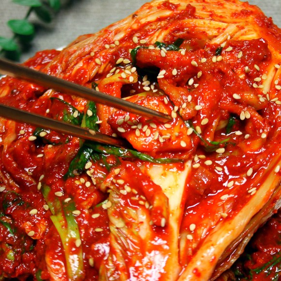 100% 국산 전라도 보쌈김치 매콤달콤아삭 보쌈용 수육 김치주문 2kg : 진담김치