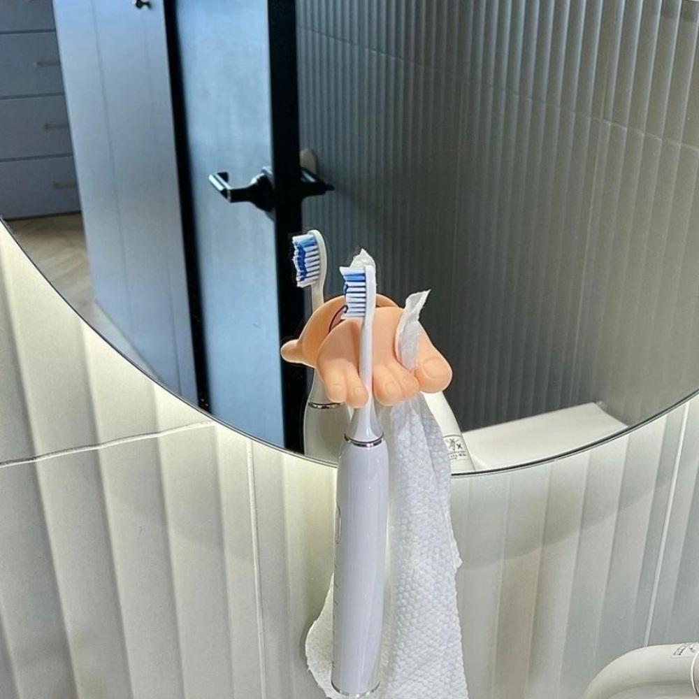 화장실 욕실 색다른 칫솔 거치대 발가락모양 이색 아이템 집들이선물 : 선명한스토어