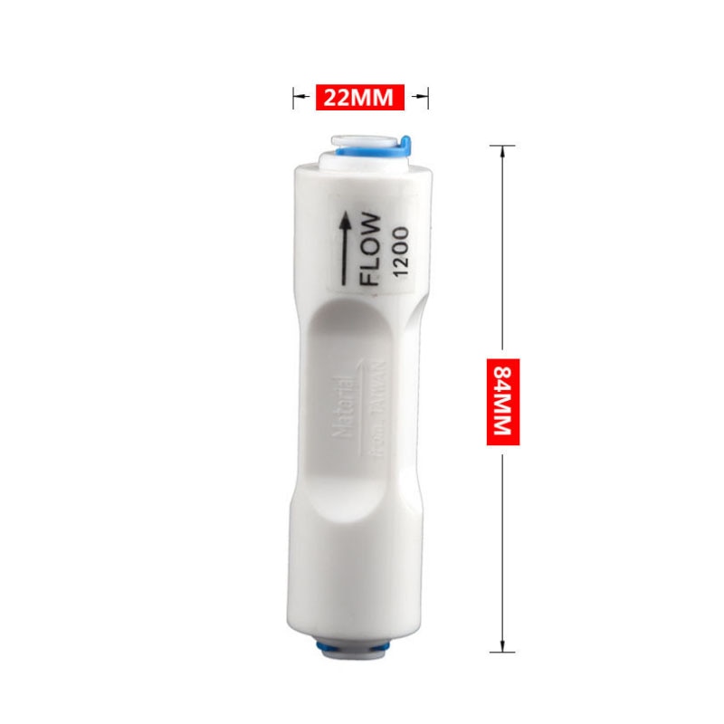 RO 워터 시스템 폐수 유량 조절기 역삼투 퀵 파이프 피팅 1/4 인치 OD 호스 300CC-1500CC : 천리만리 직구 마켓