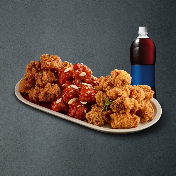 (자담치킨) 3반순살치킨세트(간장)+콜라1.25L : 스마트콘