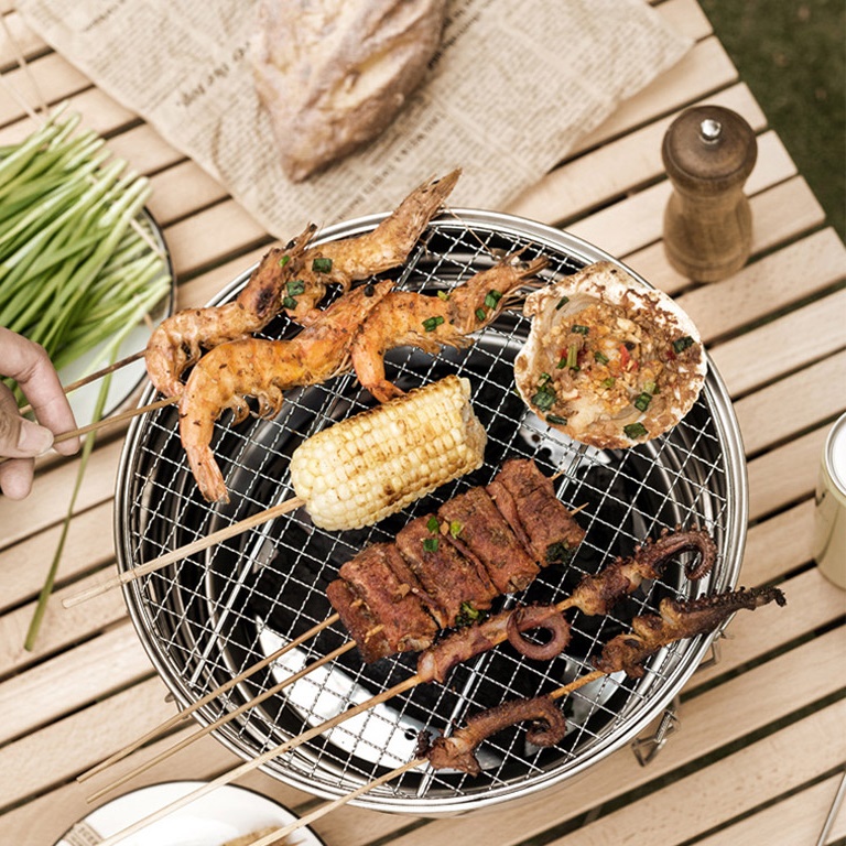 고기굽는판 숯불구이 미니 꼬치구이화로 : 엄마계탄날