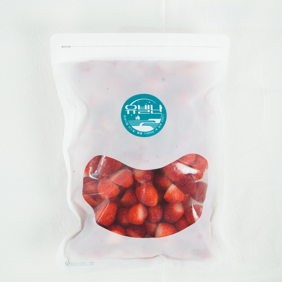 25년수확 국내산 냉동딸기 2kg 유별난농장 아이스딸기(우수농산물GAP) : 유별난농장