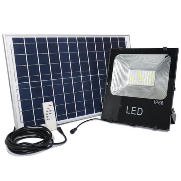 Led 태양 벽 조명 투광 10W 야외 스포트라이트 원격 제어 전지 패널, 거리 : 여신사스토어