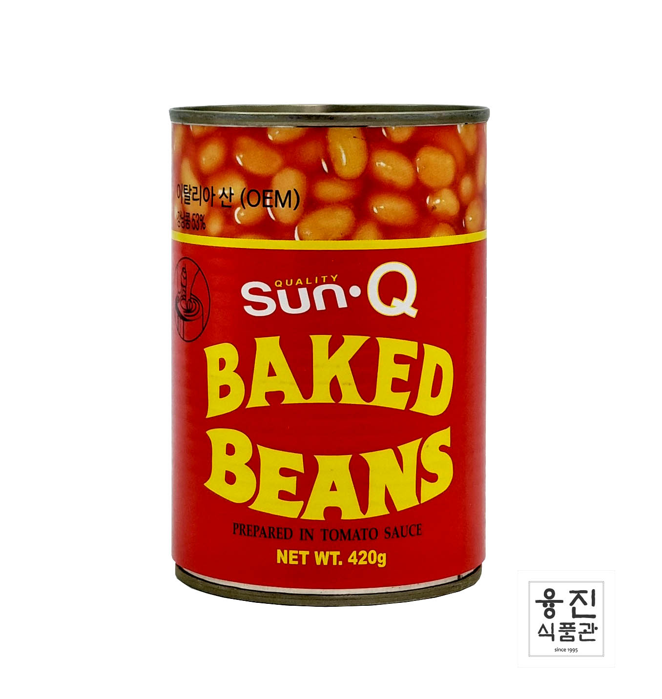 썬큐 베이키드 빈스 420g / 부대찌개용 조리콩 빈스스튜 콩통조림 : 융진식품관