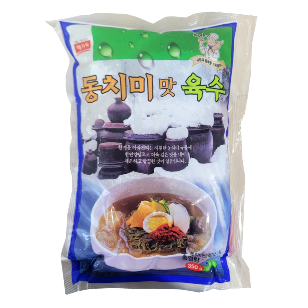 대도식품 해가득 동치미맛 냉면 육수 350g 1개 1인분 대용량 식자재 업소용 식당 가정 : 곰소할인마트