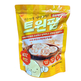 트윈팝 병아리콩쌀 스낵 건강뻥튀기_80g : 트윈팝푸드