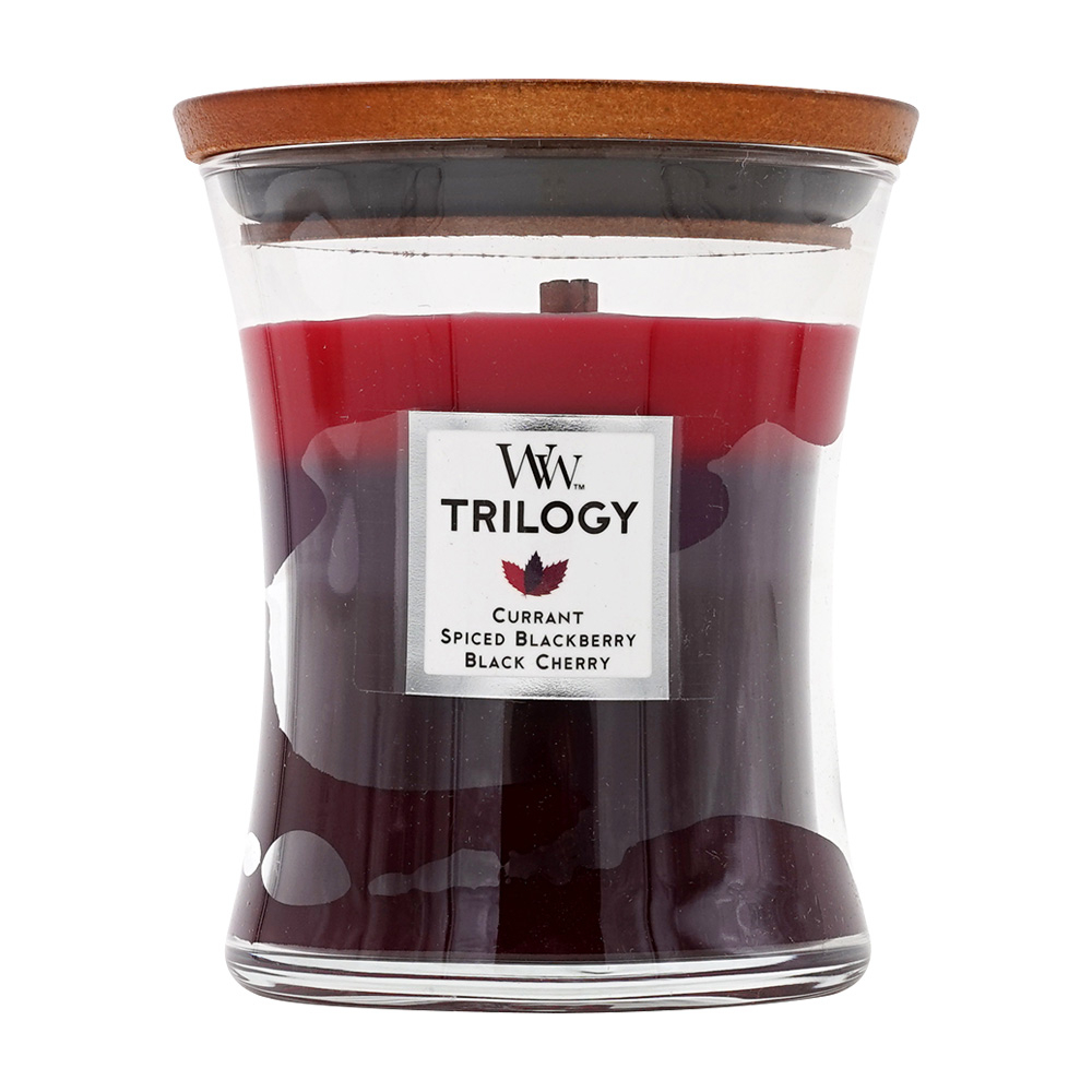 자캔들컵캔들 우드윅 트릴로지 캔들 미디엄 썬 라이픈드 베리 275 g Trilogy Candle Medium Sun Ripened Berries 9.7 oz : 건강할걸