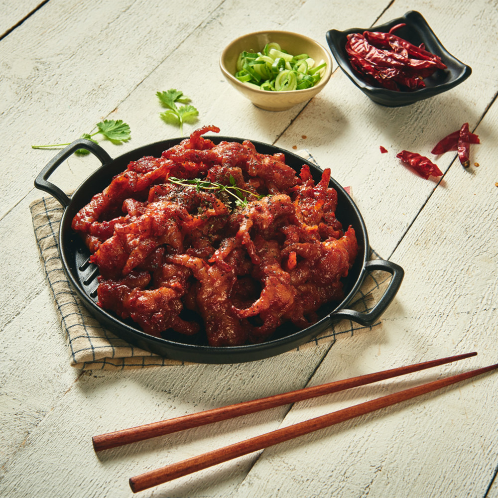 송이 불닭발 불향 캠핑음식 양념 뼈닭발 원앙 280g : 온데이마켓