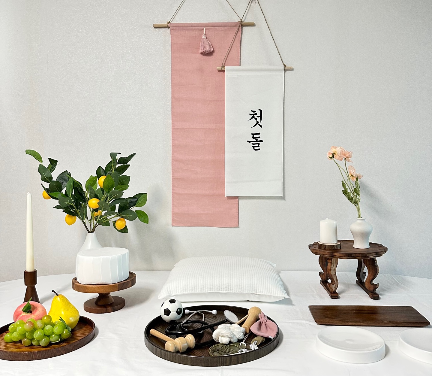 백일상 돌상 대여 셀프촬영 아기 돌잔치 100일 전통상차림 울산, 대구, 부산 전국 : 리프리베
