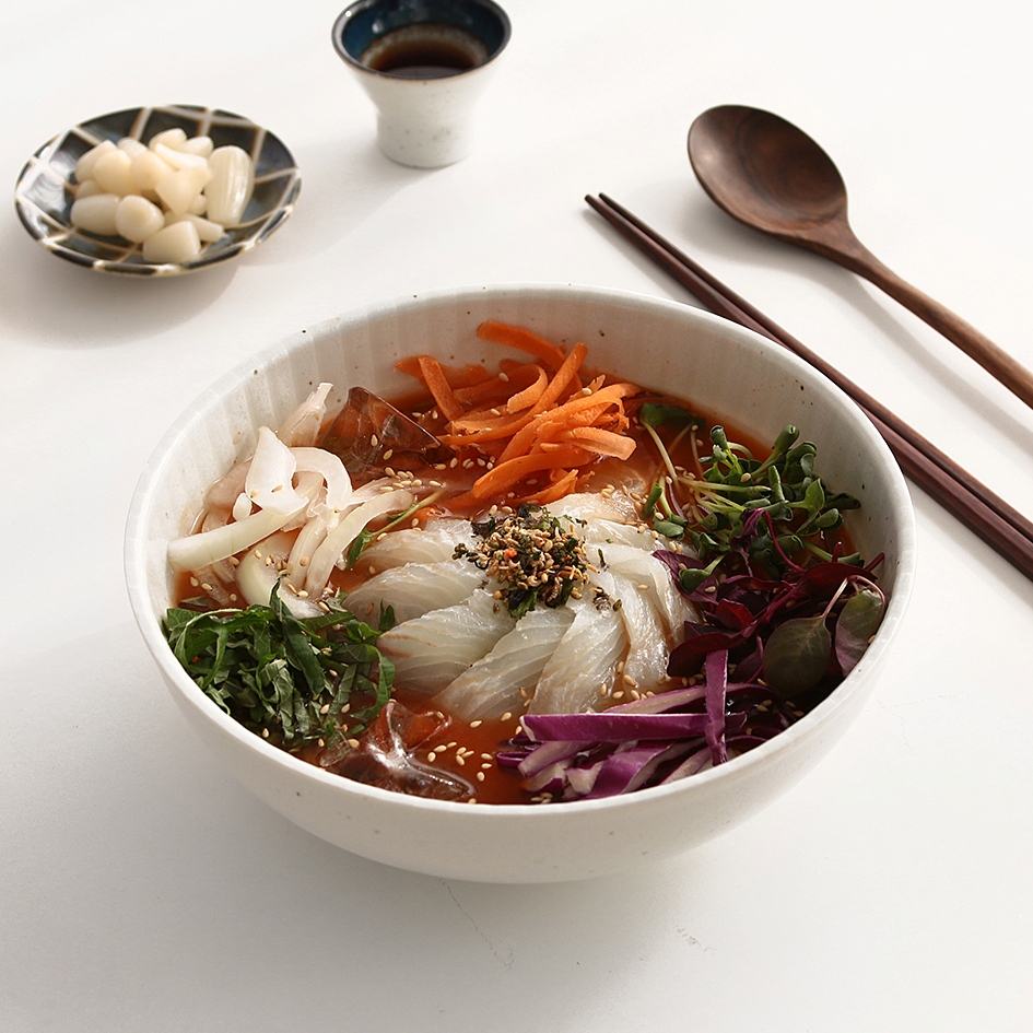 도자기 냉면기 일본 면기 우동 비빔밥 덮밥 일식 넓은 그릇 02 츠우톤 면기 : 마이컬렉션스토어