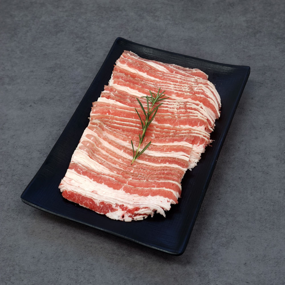 우삼겹 삼겹양지 1kg 불고기용 구이용 샤브샤브용 국거리 : 고깃집 왕건
