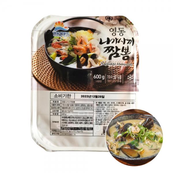 영동씨푸드 영동나가사끼짬뽕 600g 즉석탕 밀키트 짬뽕탕 : 소문난유통