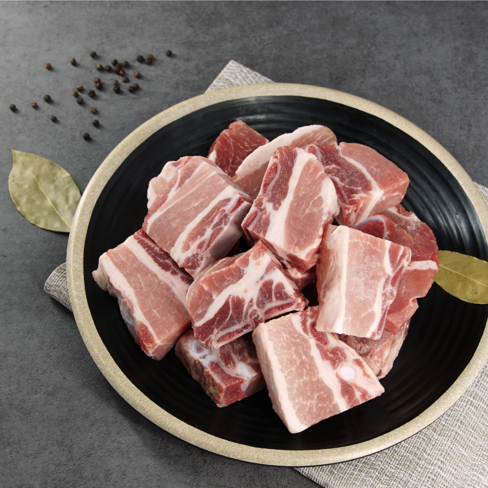 한돈 돼지갈비 갈비찜용 1kg 냉동 국내산 : 팀커머스