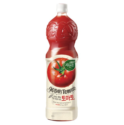 웅진식품 자연은 90일 토마토 1.5L 12개 : juashop