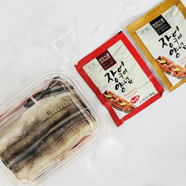 자연산 남해 손질 바다장어 대싸이즈 1kg + 1kg 소스 아나고 붕장어 : 참바르다