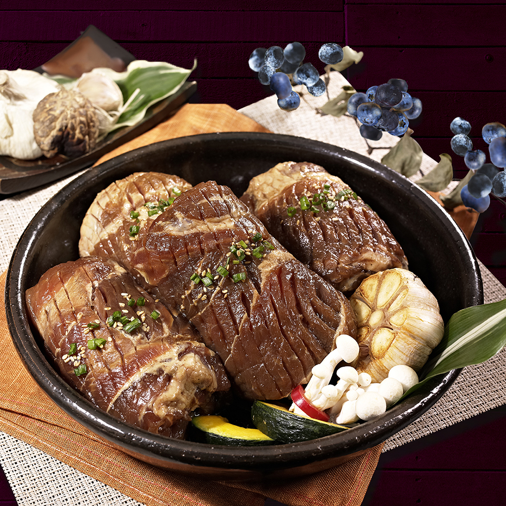 아로니아 왕구이 650g (돼지 목살 갈비 캠핑) : 막창곱창전문 대원푸드