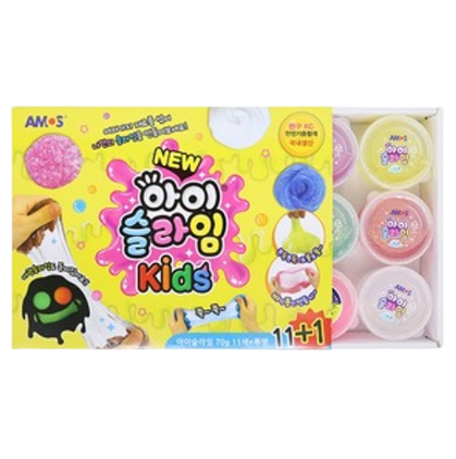아모스 아이슬라임 키즈 70g 11+1 : juashop
