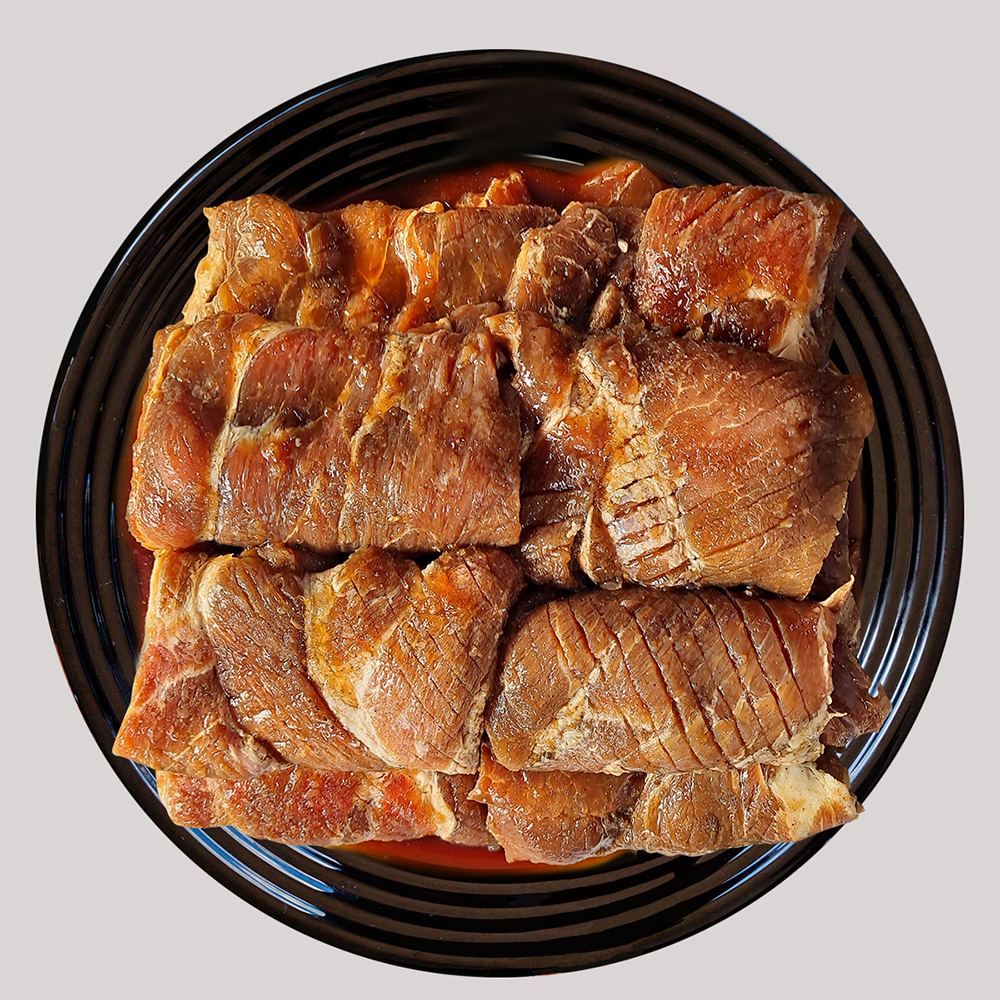 아로니아 왕구이 650g (돼지 목살 갈비 캠핑) : 막창곱창전문 대원푸드