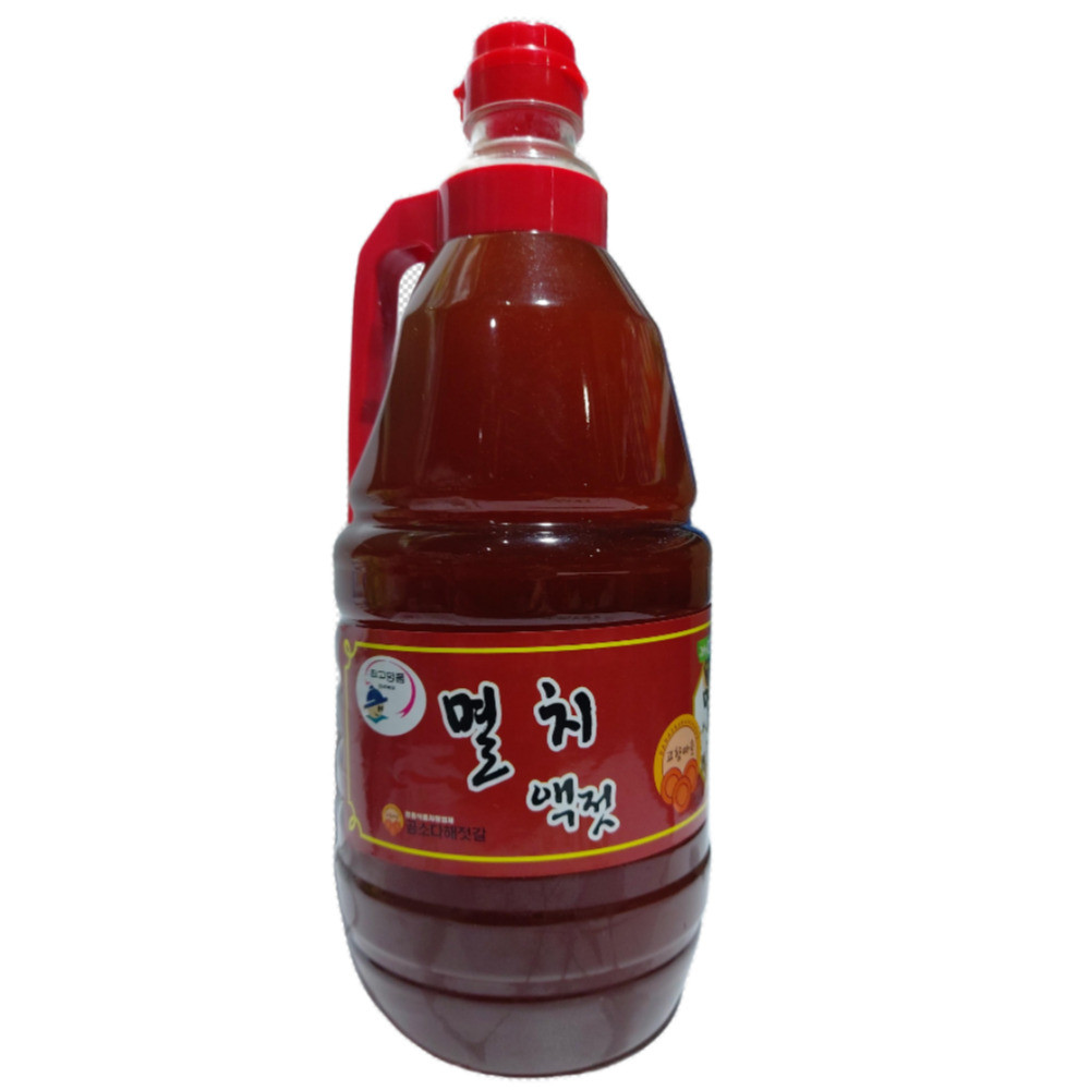 부안 곰소 다해수산 멸치액젓 1.8L 가정용 식당용 업소용 : 곰소식자재