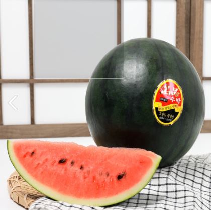 고당도 조생흑미 흑수박 7kg 블랙펄 당도선별 프리미엄 선물용 가정용 : 아달달농산