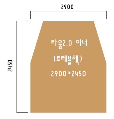 트레블첵 라움2.0 이너 그라운드시트 : 나무와캠핑