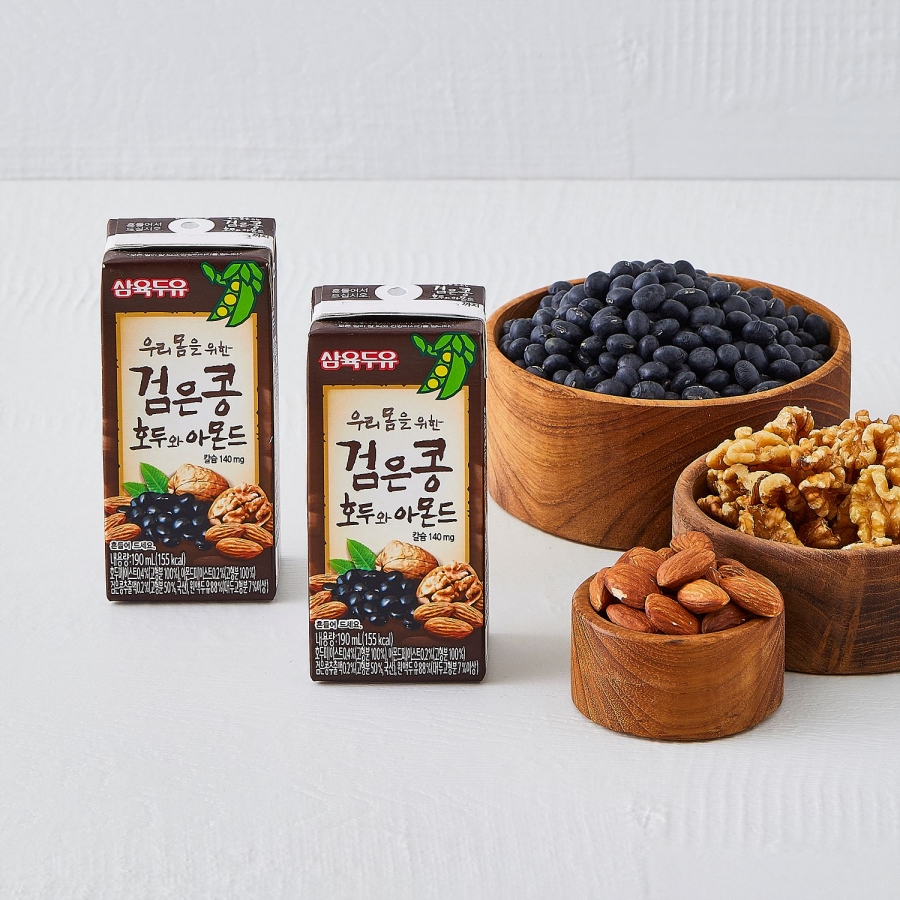 삼육두유 검은콩호두와아몬드 190ml x 72팩 : 건강종합몰