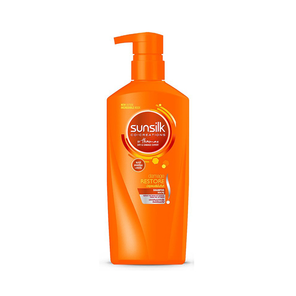 썬 실크 샴푸 태국 선 sun silk 625ml 데미지 리스토어 윤기 극손상 머리카락 : TABIA