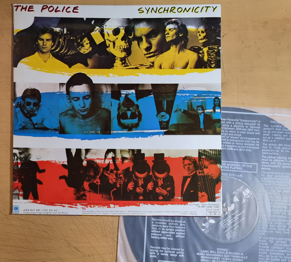 폴리스 LP POLICE - Synchronicity / Every Breath You Take [ 1983년 성음레코드 Vinyl ] : 아날로그스토어