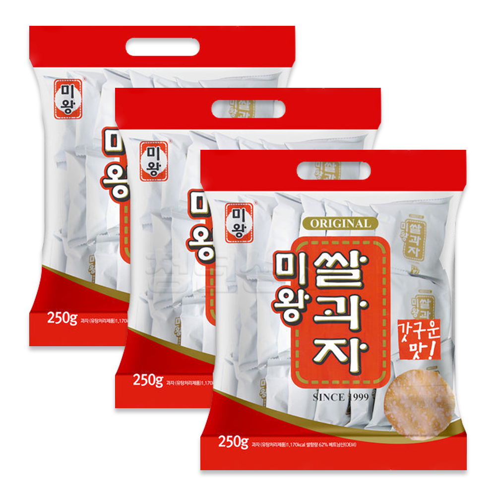 미왕 고소한 쌀과자 250g 쌀스낵 : 청년상사 스토어