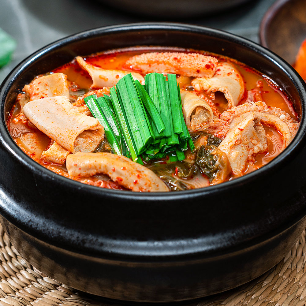 소내장탕 650g 6팩 얼큰 해장 내장탕 밀키트 전통 소곱창 : 유지상회