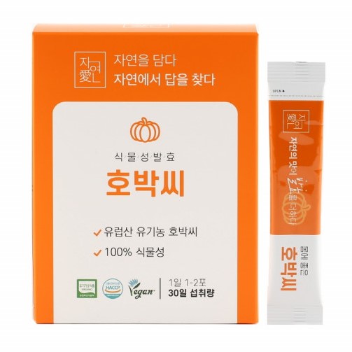 [건강식품] 자연애 호박씨 ( 3g X 30포 ) : HSP홍익몰