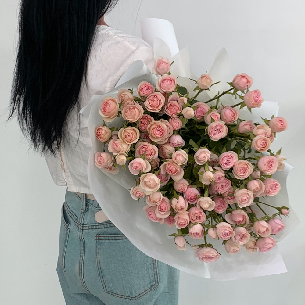 자나장미 꽃다발 50송이 100송이 기념일 프로포즈 : 플라워라 근조화환 축하화환