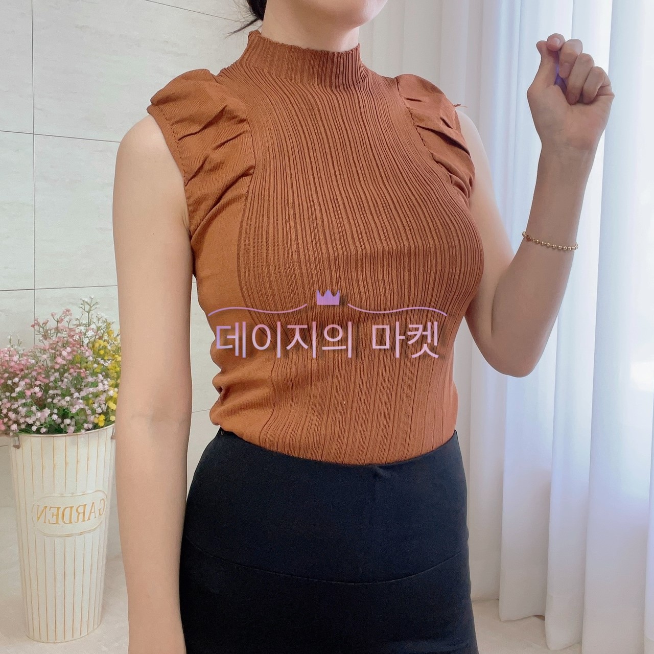 솔리드 라인 밸리 벨리 탑 상의 댄스복 연습복 데이지의마켓 : 데이지의 마켓