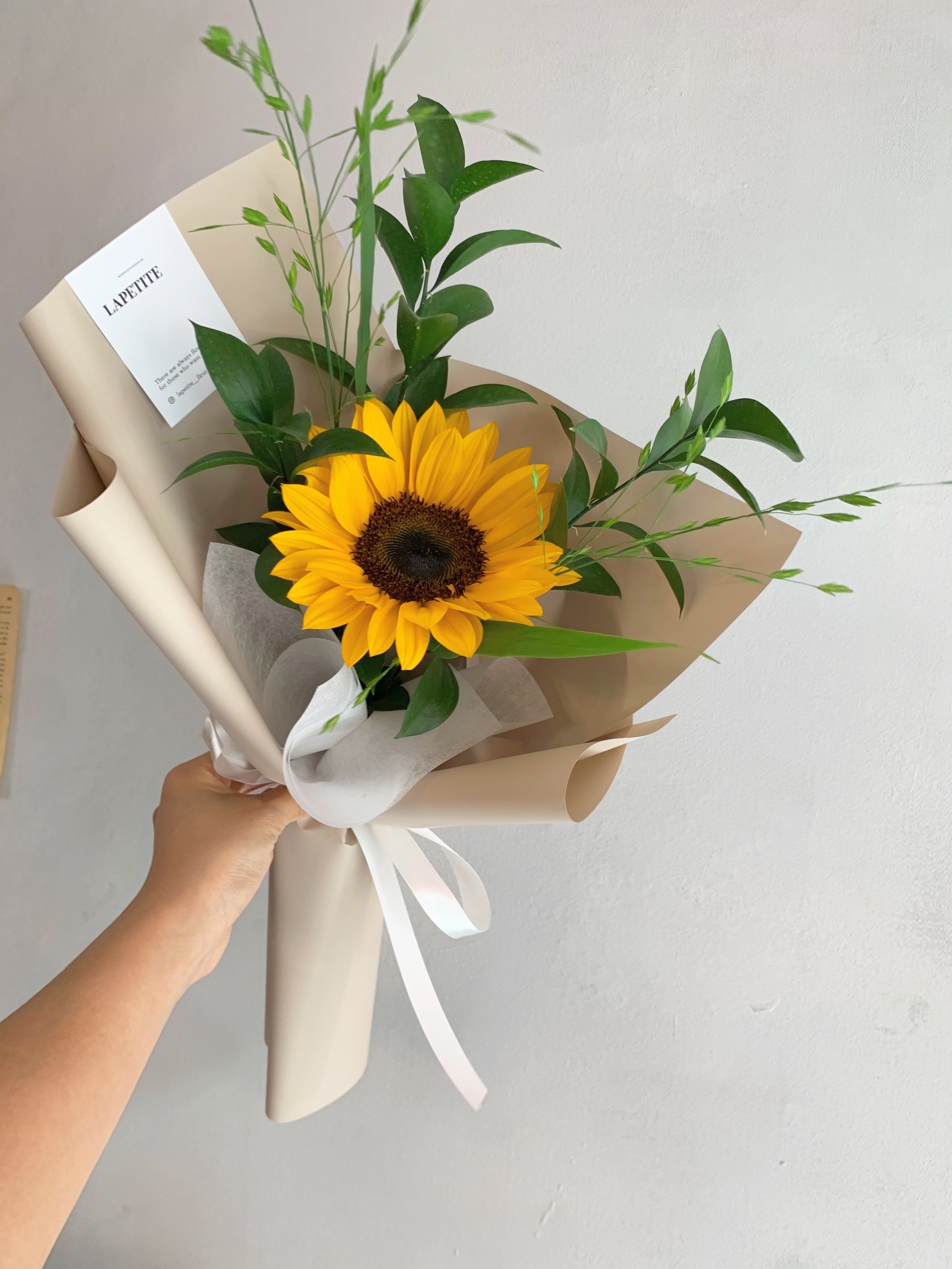 생화 해바라기 꽃다발 강북 미아동꽃집 라프티플레르 : Todays Flower