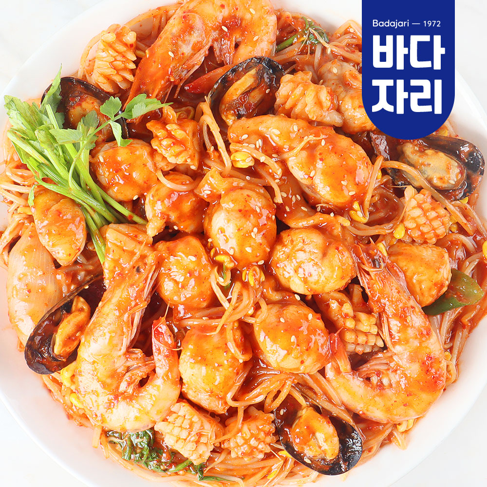 순살아귀해물찜 2-3인분 순살아귀 오징어 새우 해물찜 씨키트 : 바다자리