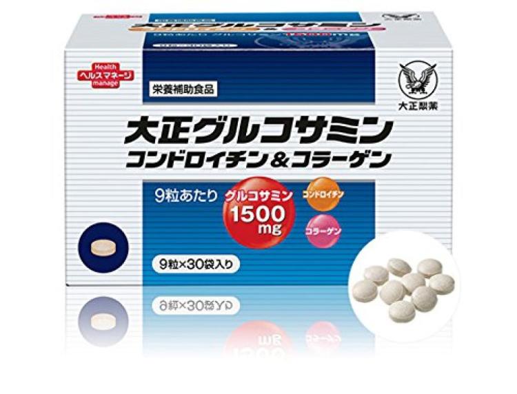 다이쇼 글루코사민 콘드로이친 & 콜라겐 9 마리 × 30 봉지 : OnotakudoJapan