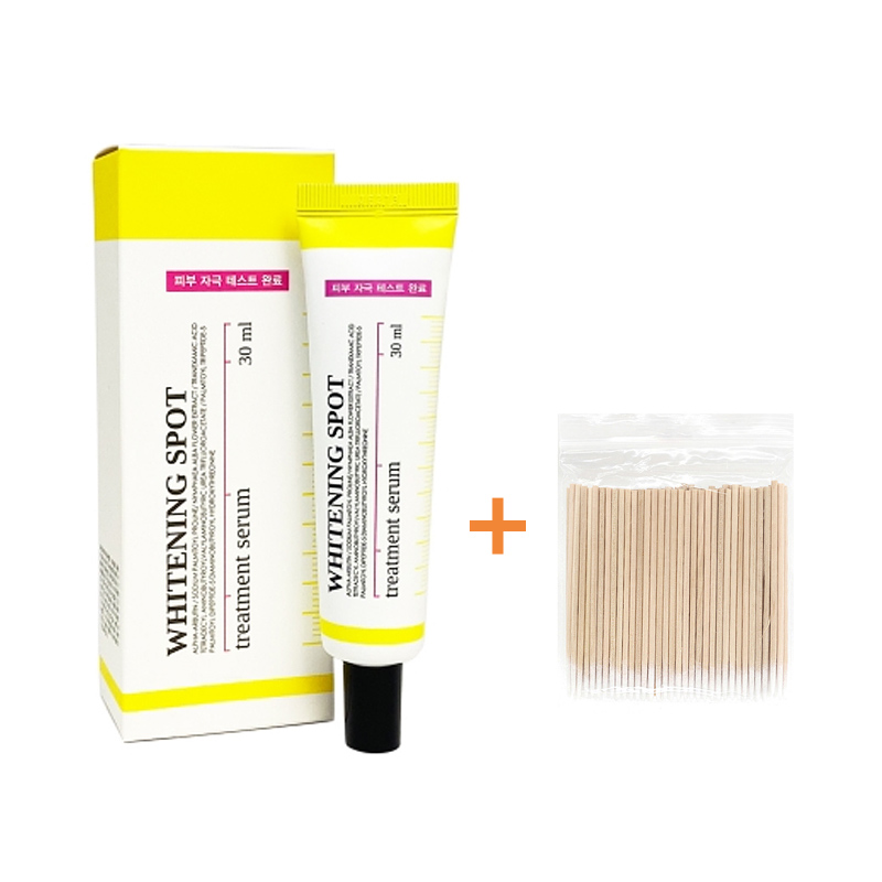 메르헨랩 메르헨 화이트닝 스팟 트리트먼트 세럼30ml x5개 + 미세면봉100 : 제이바로