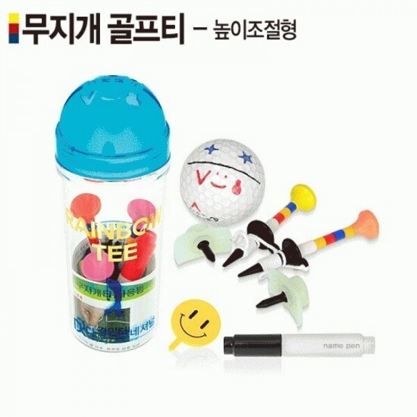 다경 골프 무지개골프티 (특허상품) 필드 골프티 티꽂이 티샷 : 엔케이e스토어